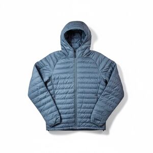 HeatKeep Goose Down Puffer Jacket Muted Blue Medium